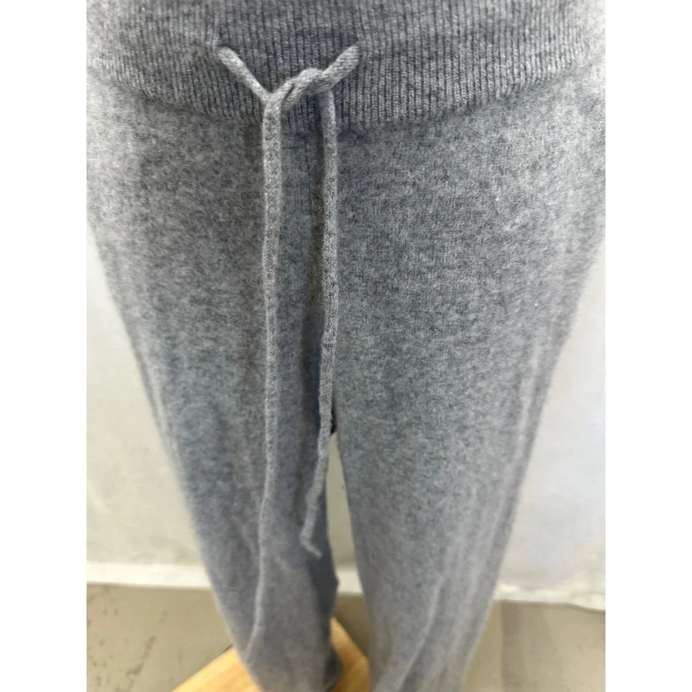 Quince Grey Cashmere Straight Leg‎ Pants Size XL Lounge Minimalist Luxury
